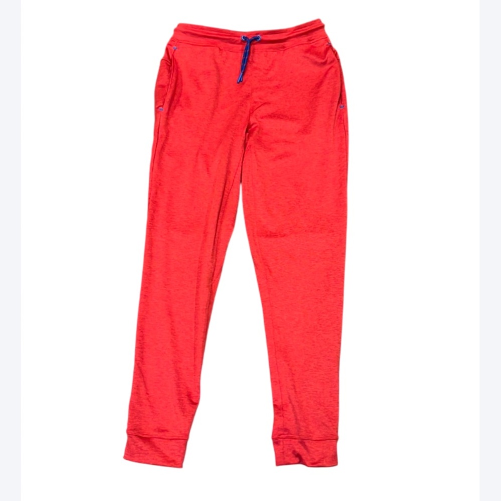 Vineyard Vines Red Jogger Pants w/Blue Drawstring Size Large (16)